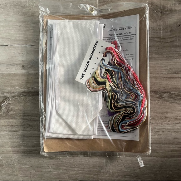 NWT Bow Ties Beware of the Cat Counted Cross Stitch Kit - Picture 12 of 13